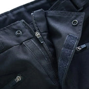 Waist and zip closure detail of Tuff Gear armoured textile pants Video thumbnail