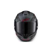 Alpinestars SR7 Acore Helmet BLACK GRAY  RED MATT Video thumbnail