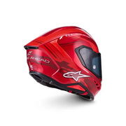 Alpinestars SR7 Acore Helmet RED WHITE  GLOSS Video thumbnail