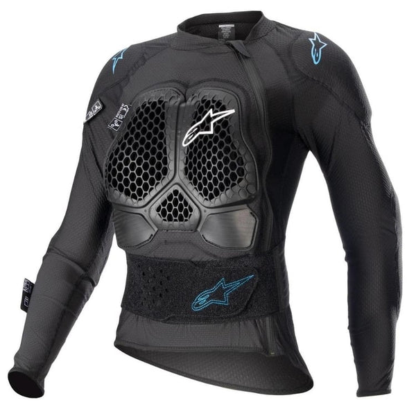 Alpinestars Stella Bionic Action V2 Protection Jacket Black Cyan - front