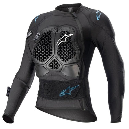 Alpinestars Stella Bionic Action V2 Protection Jacket Black Cyan - front