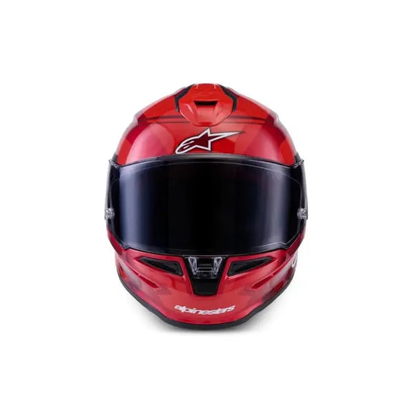 Alpinestars SR7 Acore Helmet RED WHITE  GLOSS