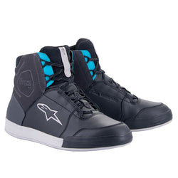Alpinestars Stella Chrome Waterproof Ride Shoe - Black Turquoise