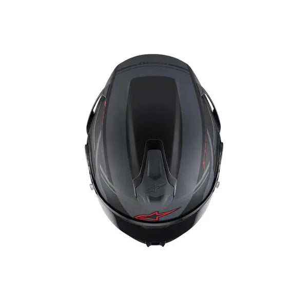 Alpinestars SR7 Acore Helmet BLACK GRAY  RED MATT