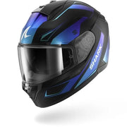 Shark Ridill 2 Mekarium Helmet (MATTE BLK/BLU) Video thumbnail