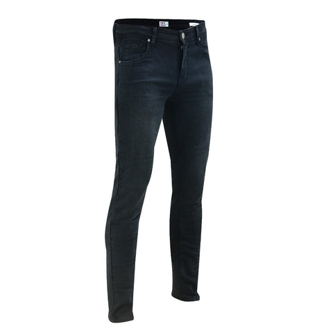 Tuff Gear Motorcycle Premium Straight Fit Black Jeans Lined with DuPont™ Kevlar®