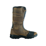 Tuff Gear Motorcycle Waterproof Cowhide Leather Adventure Riding Boots - Brown Video thumbnail