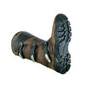 Tuff Gear Motorcycle Waterproof Cowhide Leather Adventure Riding Boots - Brown Video thumbnail