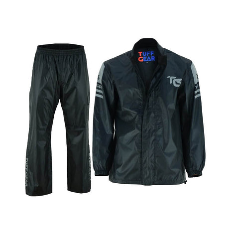Tuff Gear Motorcycle Premium Two Piece Waterproof Rain Suit