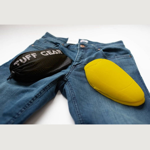 Tuff Gear Motorcycle Premium Slim Fit Blue Jeans Lined with DuPont™ Kevlar®