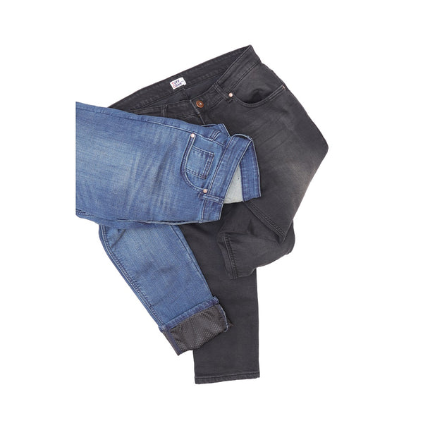 Tuff Gear Motorcycle Premium Slim Fit Blue Jeans Lined with DuPont™ Kevlar®