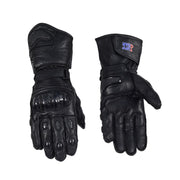 Black Racer | Cowhide Leather Motorcycle Gloves Video thumbnail