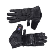 Black Racer | Cowhide Leather Motorcycle Gloves Video thumbnail